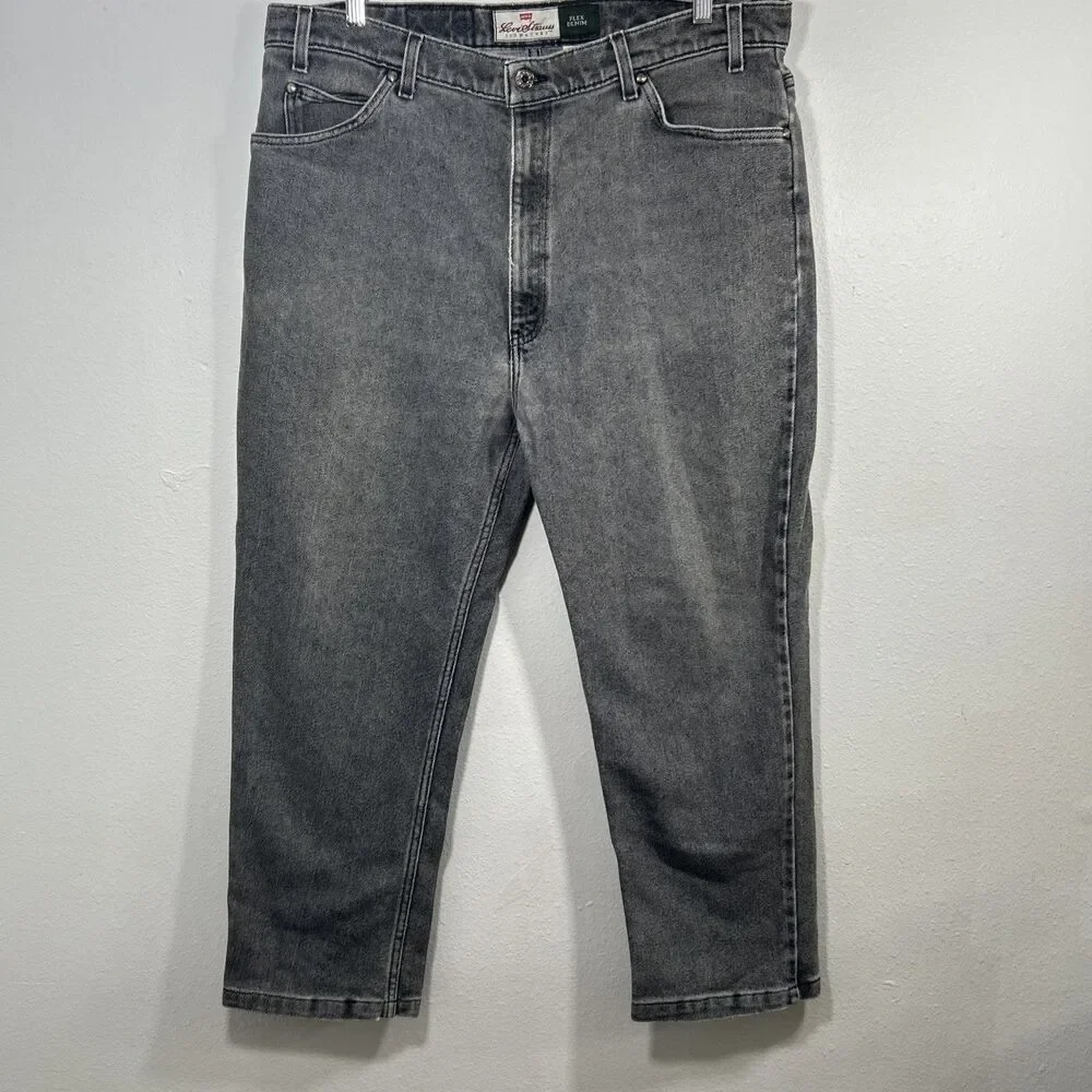 Vtg Levis 540 Jeans Mens 40X30 Gray Flex Denim Orange Tab‎ Grunge 90s
